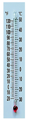 Premiere backed Thermometer plastic